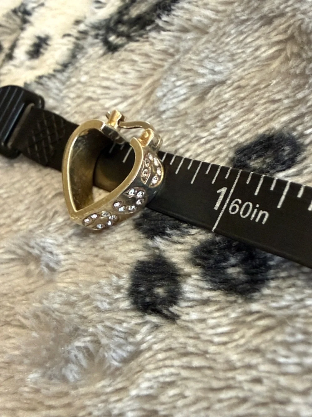 COACH Sterling Silver Heart Hoop and Crystal Accent Earring Set - Picture 2 of 6